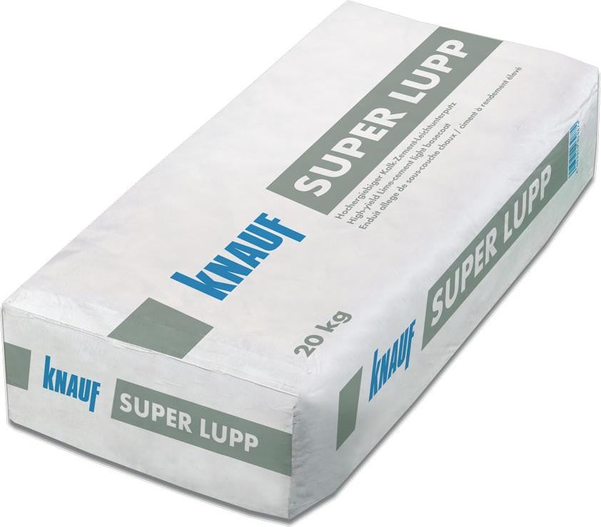 Knauf Super LUPP kalk-cementpleister, 20 kg