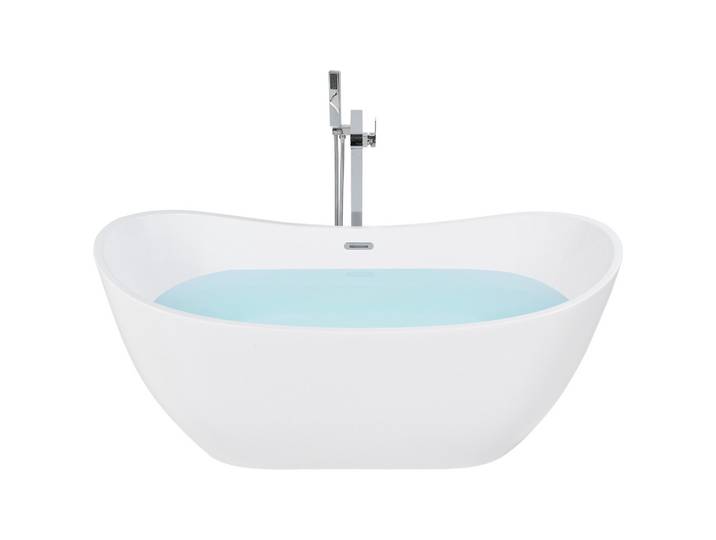 BADEWANNE FREISTEHEND 77x170x72 cm weiß Antigua
