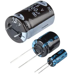 RAD 105 33/63 - Elko, radial, 33μF, 63V, RM5,0, 1000h, 105°C, 20%