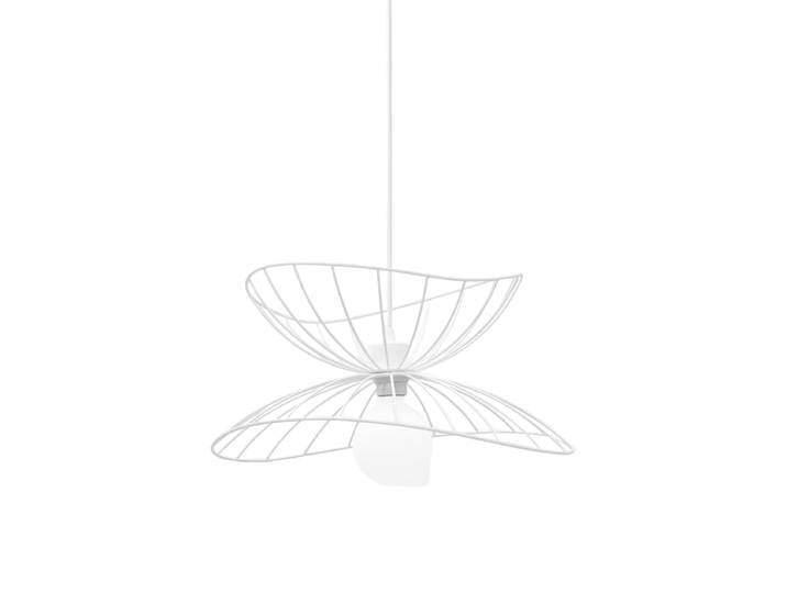 Flexible Design Pendellampe „Ray“ Ø 45 cm Weiss Globen Lighting