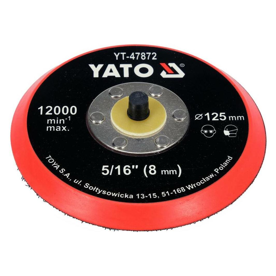 Yato DYSK / TALERZ POLERSKI Z RZEPEM 125mm 5/16" (YT-47872)