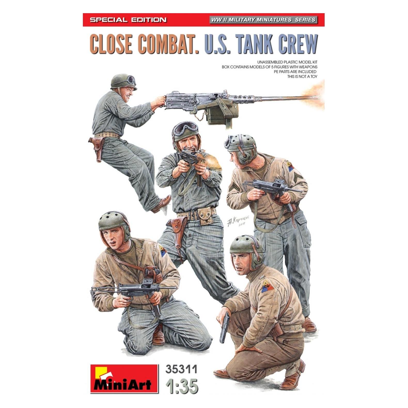 Mini art Close Combat. U.S. Tank Crew. Special Edition (35311)