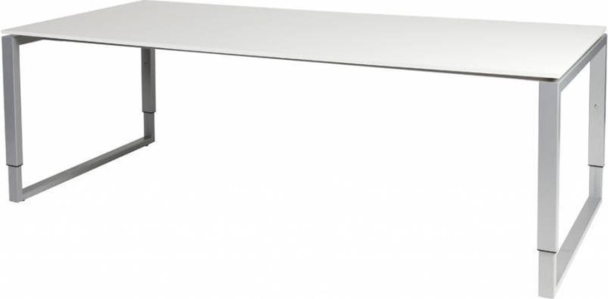 Schaffenburg Verstelbare Vergadertafel voor Thuiswerkplek of Kantoor, B/D: 220 x 100 cm