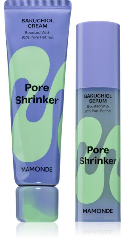 MAMONDE Pore Shrinker Bakuchiol ensemble pour hydrater la peau et réduire l'apparence des pores