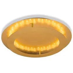 Paul Neuhaus LED-Deckenleuchte Nevis 50cm Alu, Eisen, Stahl & Metall Gold 50 cm