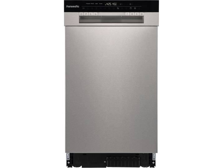 HANSEATIC Unterbaugeschirrspüler HD4A10S32E , Energieeffizienz: A, silber (silberfarben), B:45cm H:82cm T:57cm, Geschirrspüler, Unterbaugeschirrspüler
