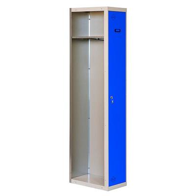 Proregal Spind AMEGO | HxBxT 180x40x50cm | 1 Abteil | Anbaumodul | Grau-Blau