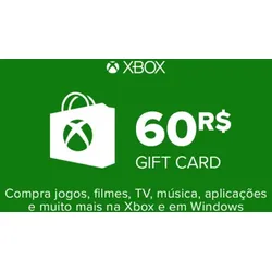 XBOX Live-Geschenkkarte 60 BRL