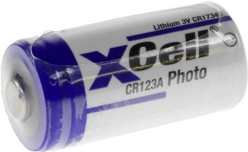 XCell photo123 Fotobatterie CR123A Lithium 1550 mAh 3V 1St.