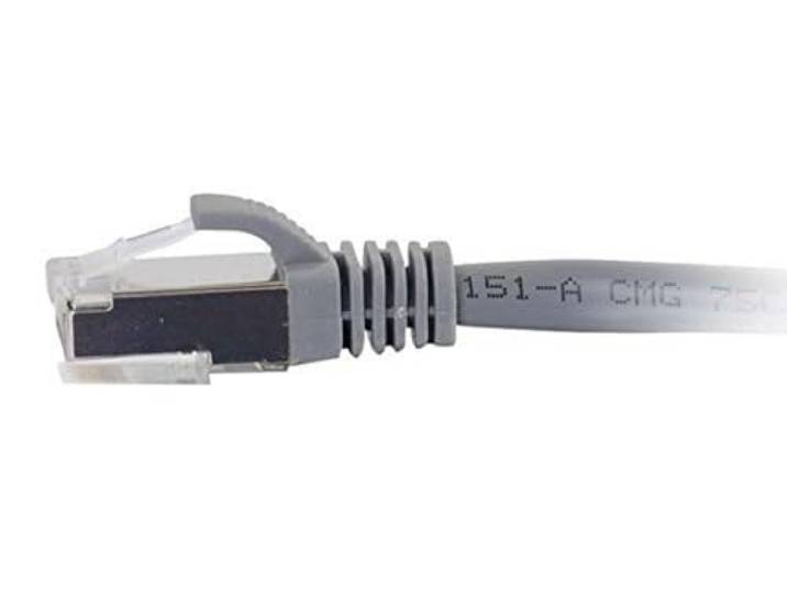 C2G 10M Grijze CAT6A Ethernet Gigabit Lan Netwerkkabel (RJ45) Vernikkeld en Koper Gevlochten Flard UTP Kabel