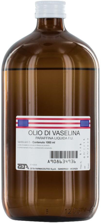ZETA FARMACEUTICI SpA Zeta Farmaceutici, Olio di Vaselina Paraffina Liquida F.U., 1000 ml