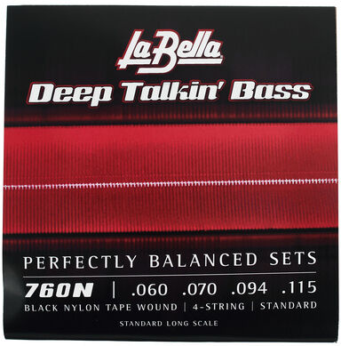 La Bella 760N Black Nylon Tape