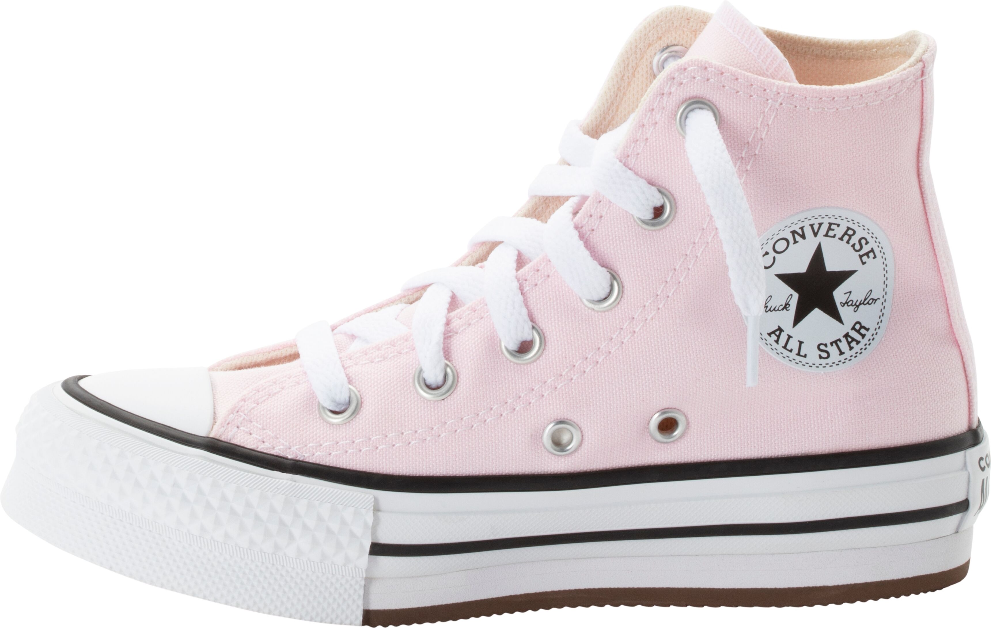 Sneaker CONVERSE "CHUCK TAYLOR ALL STAR EVA LIFT PLATFORM", Jungen, Gr. 28, weiss (sugar berry, weiß), Textil, Schuhe Sneaker sugar berry, weiß 28