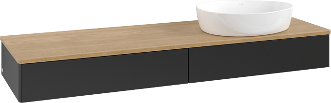 Villeroy und Boch Villeroy & Boch Antao Waschtischunterschrank 1600x190x500mm L16011PD mit Beleuchtung FK/AP: PD/1