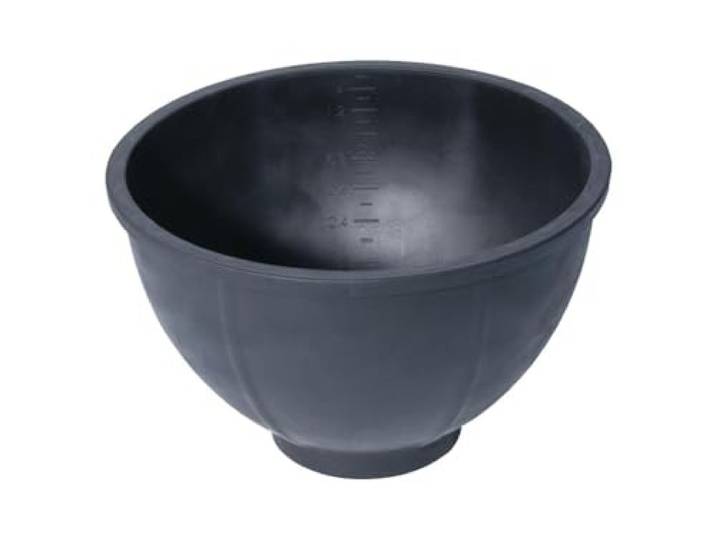 Perel HE946500 Gipskom, rubber, 1,5 l, meerkleurig