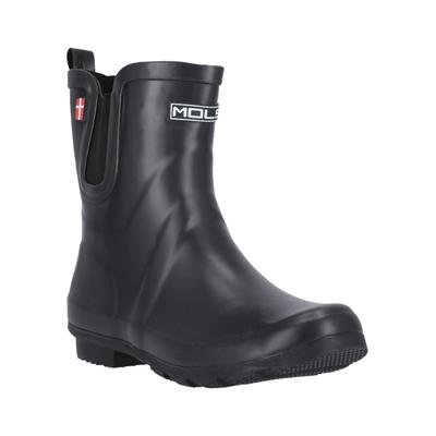 Gummistiefel MOLS "Silverwater W", Damen, Gr. 40, schwarz, Naturkautschuk, Schuhe Gummistiefel, wasserdicht