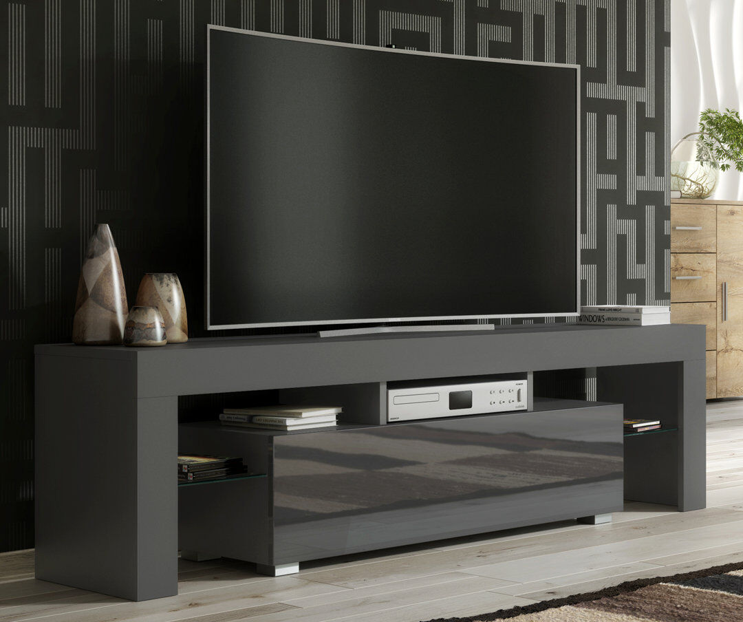 Metro Daretha TV Stand for TVs up to 48" Dark Grey 48"