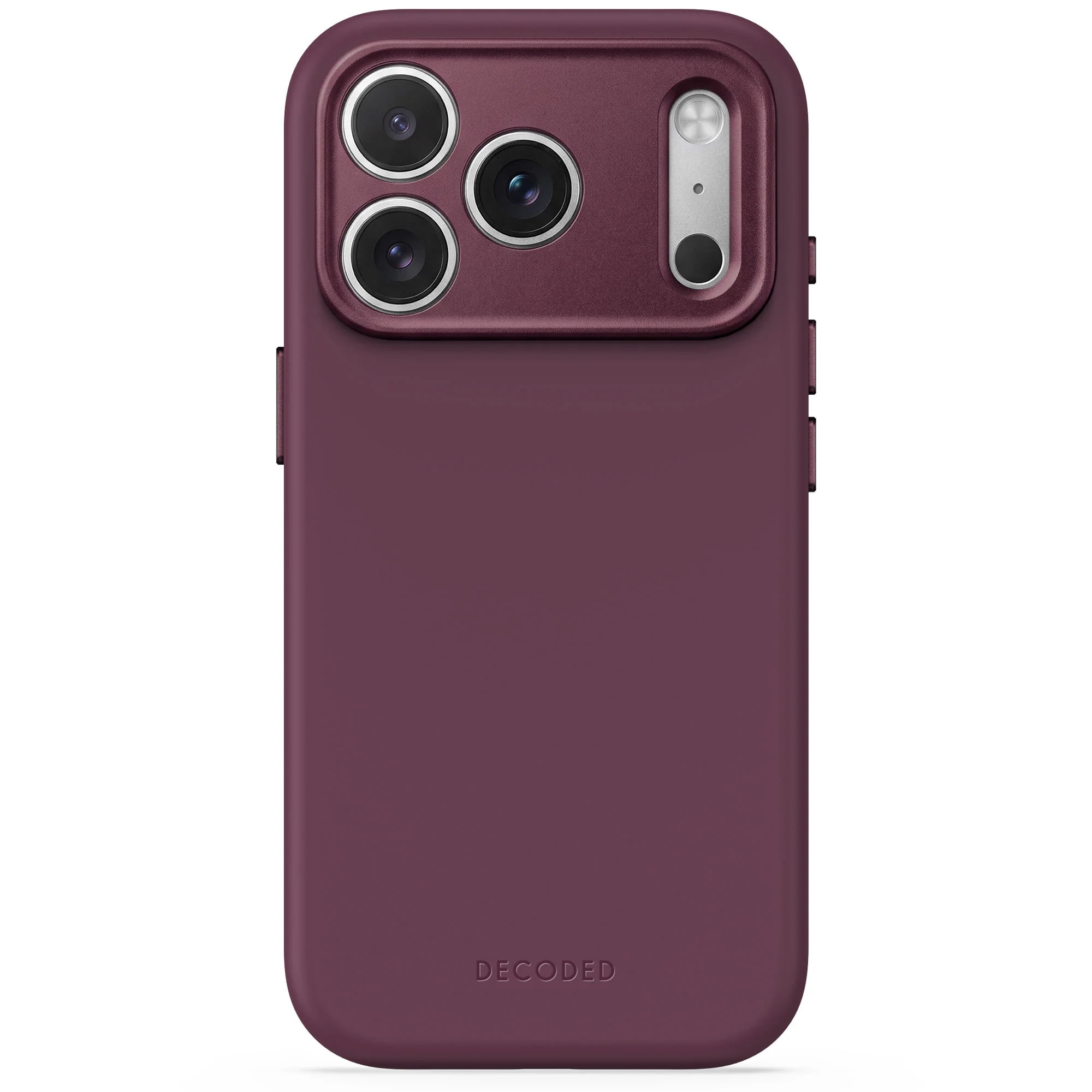 Decoded AntiMicrobial Silicone Backcover iPhone 18 Pro Plum