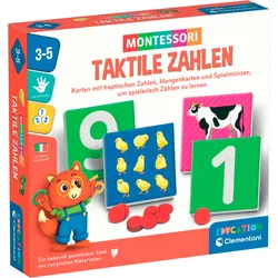 Spiel CLEMENTONI "Education, Taktile Zahlen (Montessori)", bunt, Spiele, Kinder, Made in Europe