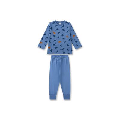 Schlafanzug SANETTA "Pyjama", Jungen, Gr. 116, blau, Obermaterial: 100% Baumwolle CO., Homewear-Sets Schlafanzug