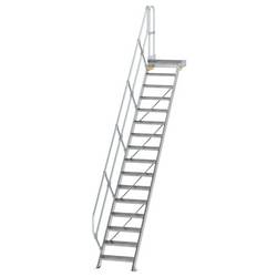 MUNK Günzburger Steigtechnik 600436 Aluminium, Stahl verzinkt Treppe