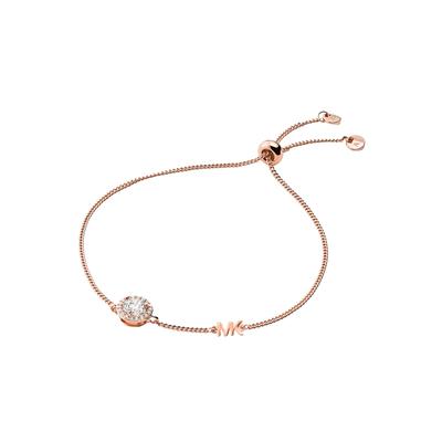 Armband MICHAEL KORS "Schmuck Geschenk Silber 925 Armschmuck PREMIUM", rosa (roségoldfarben, kristallweiß, kristallweiß), Armbänder, Damen, Silber 925 (Sterlingsilber), Armband, mit Zirkonia (synth.)