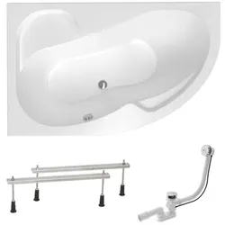 Laguna Fortuna Plus Asymmetrische Badewanne SIKOFO1700LAN
