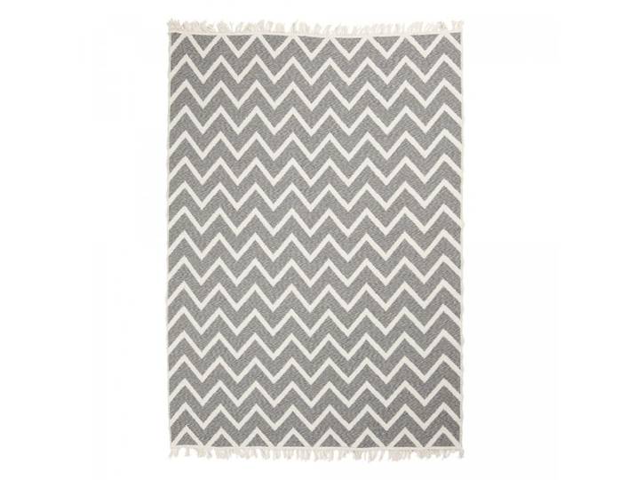 Tapis kilim 120x160 coton gris, écru