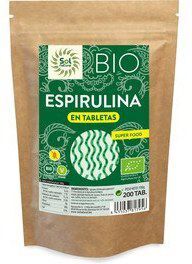 Sol Natural Organic Spirulina 200 Tablets