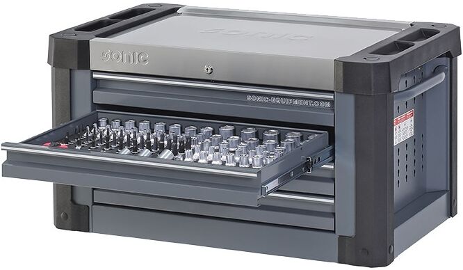 Sonic Equipment Werkzeugkoffer S9 Aufsatzbox 206-Tlg. 720628