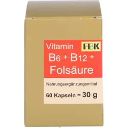 Vitamin B6+b12+folsäure Kapseln 60 ST
