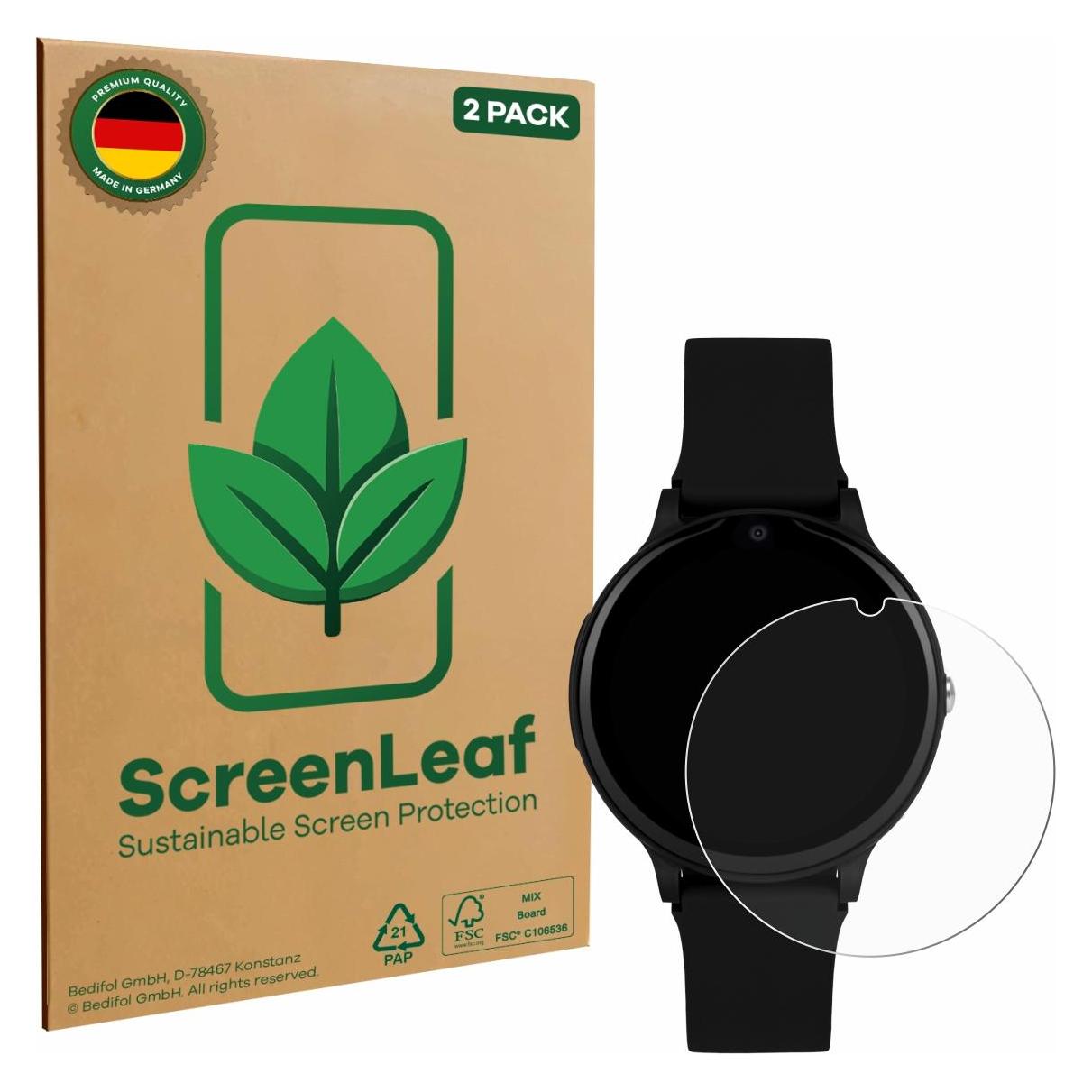 ScreenLeaf Schutzfolie für One2Track Connect One Displayschutz Display Schutz Folie Klar Transparent (6160795)