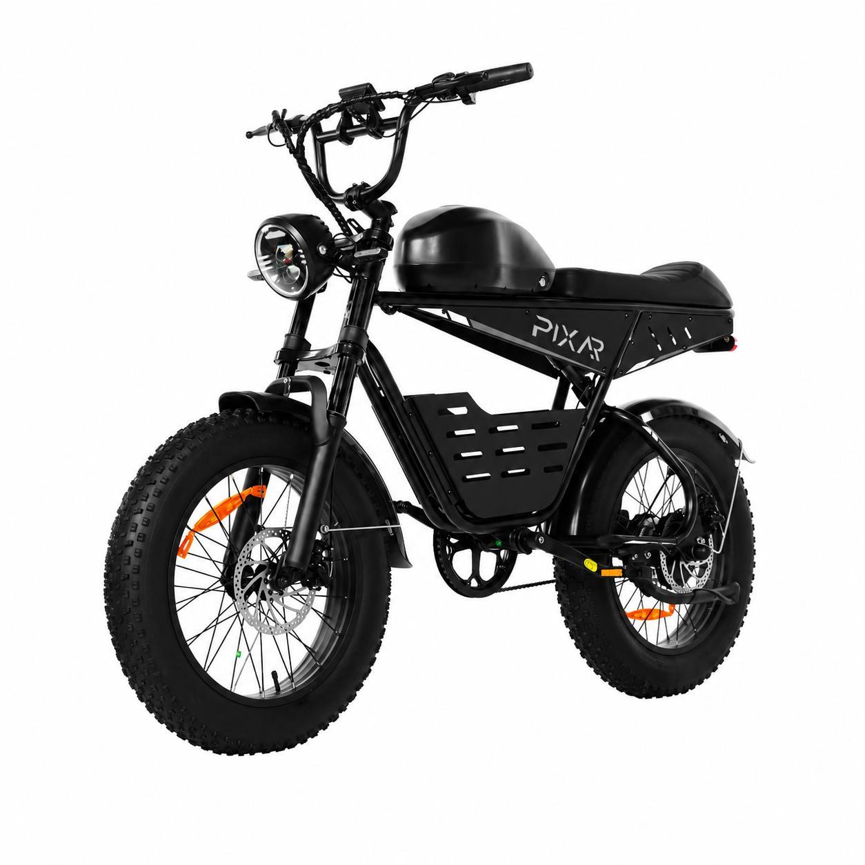 PIXAR SuperV-30AH Elektrofahrrad 48V 30Ah Lithium-Akku bis 140km Reichweite