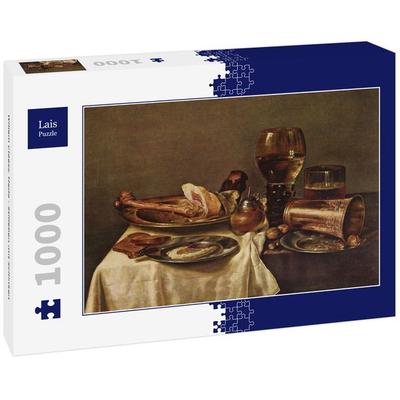 Lais Puzzle Willem Claesz. Heda - Stilleben mit Schinken 1000 Teile