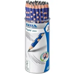 FILA, Bleistift, Lyra Groove dünner Bleistift im Becher (7 mm, HB, 48x)