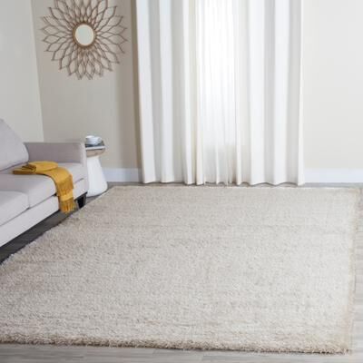 SAFAVIEH Charlotte Shag Sergei Solid 2-inch Thick Rug