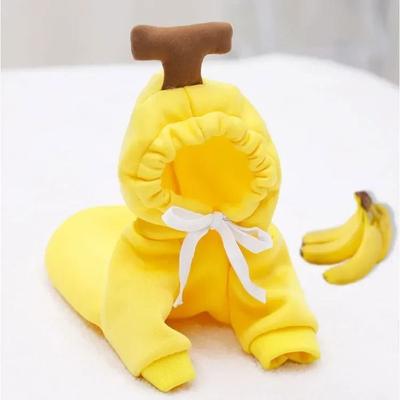 Uplifted Goods Plush Cartoon Fruit Pet Winter Fleece banana s