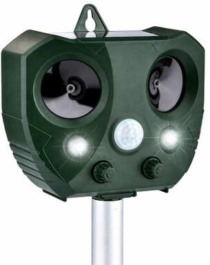 Drop Dash Deals Upgraded Solar Ultrasonic Animal Repellent For Garden Effective Dog, Cat, Skunk, Deer & Raccoon Deterrent Upgraded Solar Ultrasonic Animal Repellent For Garden Effective Dog, Cat, Skunk, Deer & Raccoon Deterrent