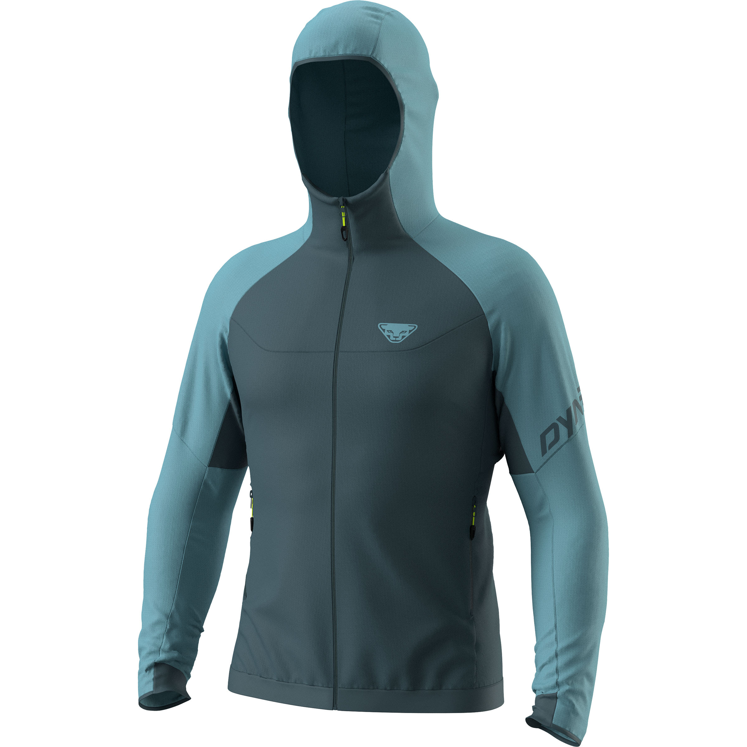 Dynafit Transalper Herren Fleecejacke blau Größe XL Bergsteigen | Trailrunning | Skitour Klein verpackbar Wasserabweisend
