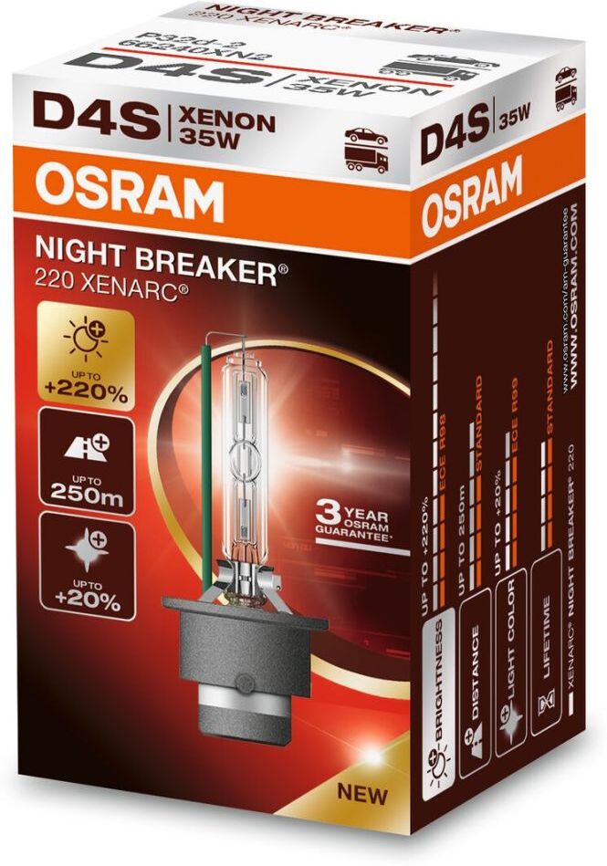 Glühlampe, Fernscheinwerfer XENARC® NIGHT BREAKER® LASER ams-OSRAM 66440XN2