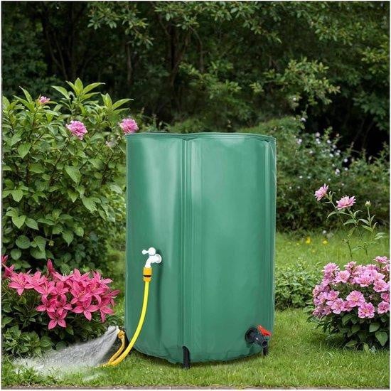 Opvouwbare Regenton Groen - 1000 Liter - Wateropvang Systeem voor Duurzaam Tuinieren
