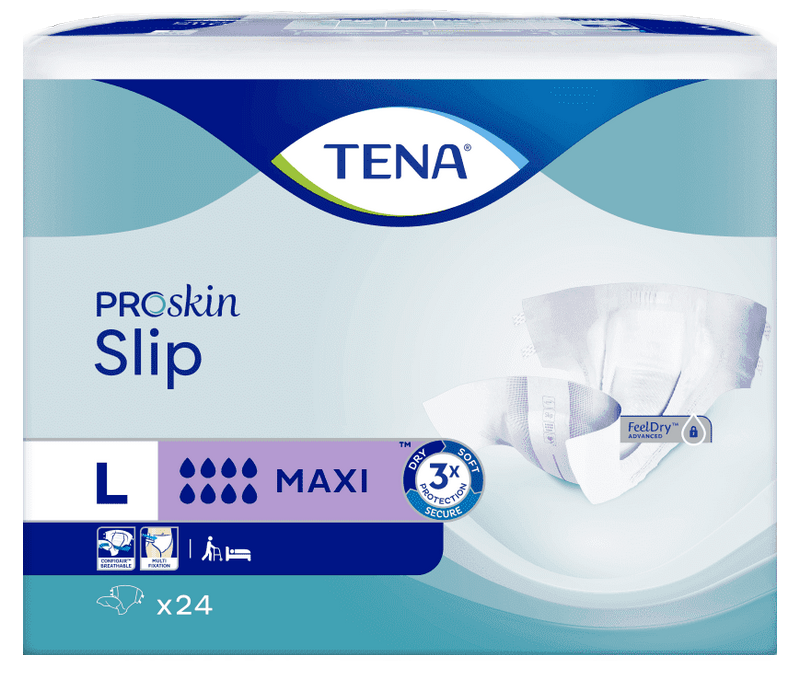 Tena Proskin Slip Maxi Large - 3 paquets de 24 protections