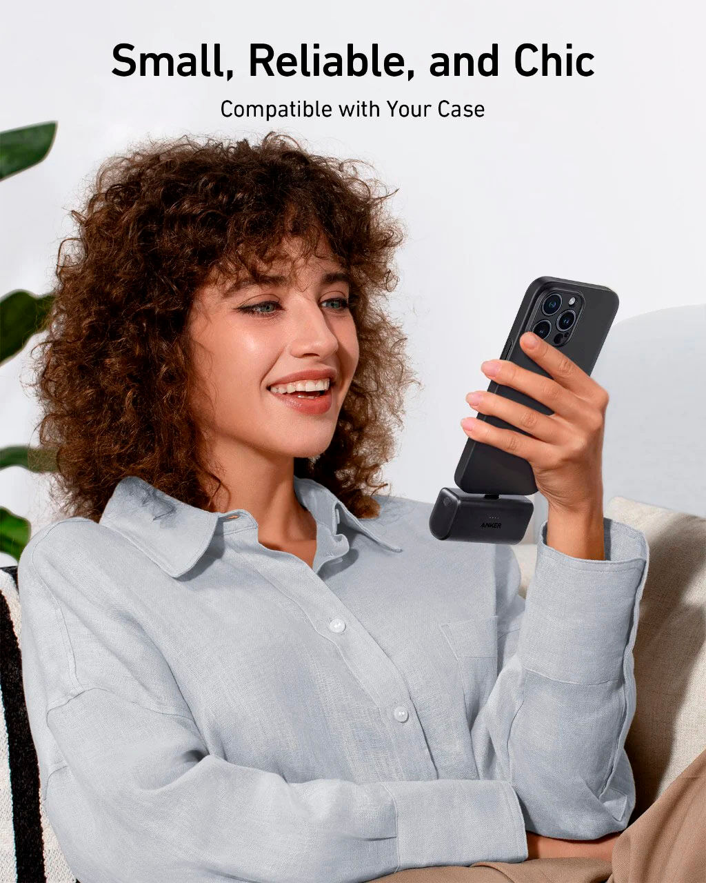 ANKER Powerbank "A1653", blau, 5.000mAh, Akkumulatoren, Powerbank