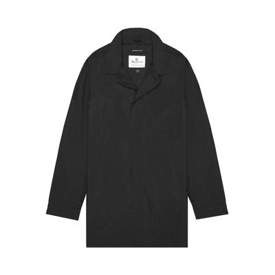 Parka AQUASCUTUM ACTIVE "RLG PACKABLE TRENCHCOAT Herren", Herren, Gr. M, schwarz, Softshell, 100% Polyester, normal normal, Jacken Parka, Regenmantel Herren, leichte Jacke, Übergangsjacke, Outdoor, Sale