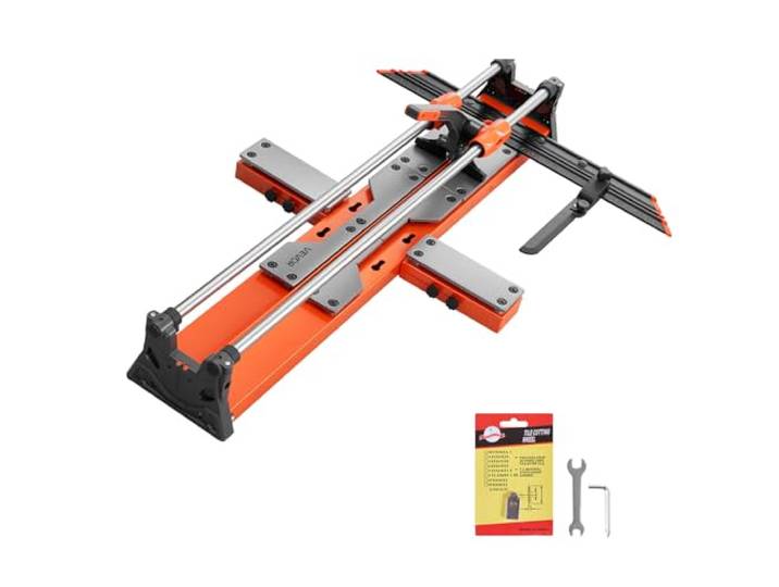 VEVOR Coupe Carreaux Manuel 1000 mm Coupe Carrelage avec Base à Ressort pour Céramique\, Sols et Murs\, Tête Coulissante Améliorée\, Guide d'Angle\, Guide d'Alignement\, Molette en Carbure de Tungstène