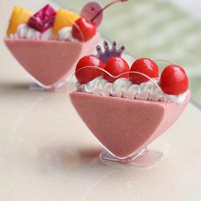 Inspired Finds Heart Shaped Dessert Cups Elegant Clear Plastic Mousse, Pudding, And Jelly Cups For Parties & Events (10pcs Set) Heart Shaped Dessert Cups Elegant Clear Plastic Mousse, Pudding, And Jelly Cups For Parties & Events (10pcs Set)