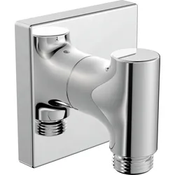 Hansa Wandanschlussbogen HANSA 2900, Rosette eckig chrom, 290023 290023