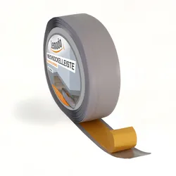 Weichsockelleiste selbstklebend 25 m, hellgrau, Sockelleiste auf der Rolle, Fußleiste