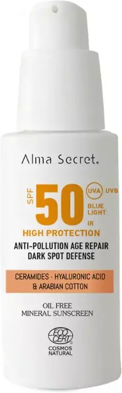 Alma Secret High Protection Facial Cream SPF 50 #Gold 50 ml