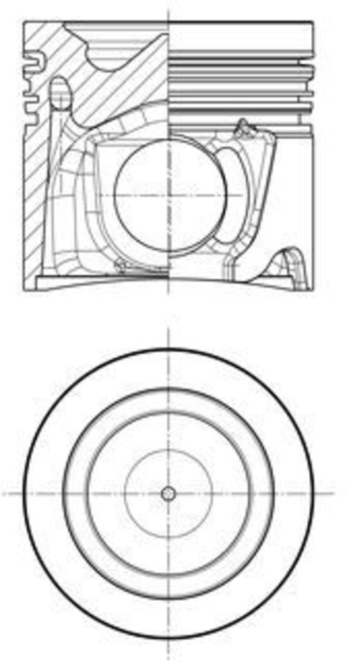 Kolben MAHLE 007 PI 00175 000
